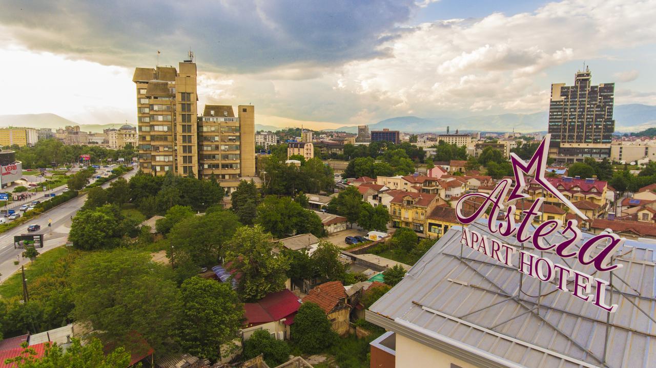 Astera Apart Hotel Skopje Exteriör bild